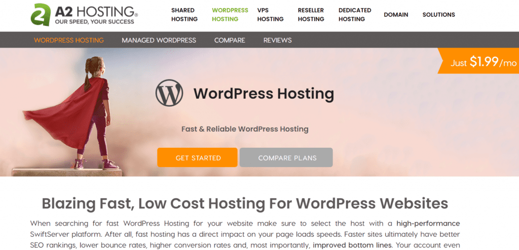 A2 - WordPress Hosting